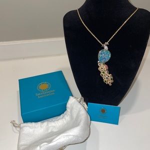 Vintage Smithsonian Peacock Necklace